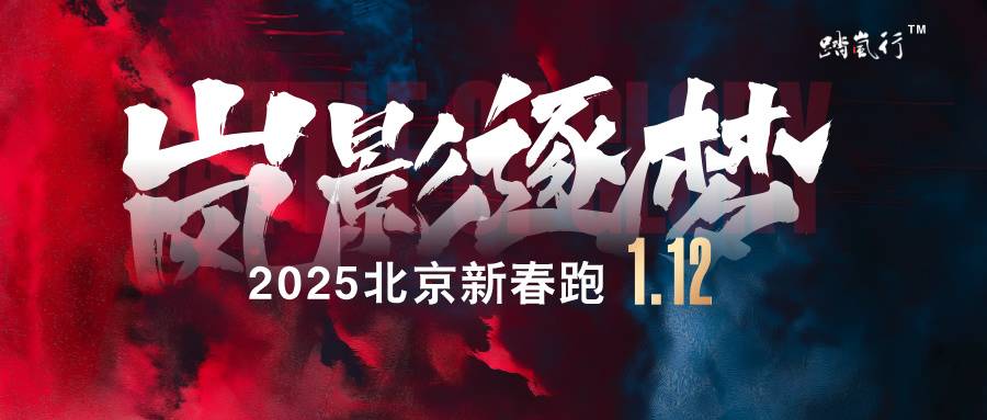 岚影逐梦2025北京新春跑 Logo
