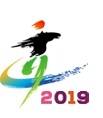 2019环乌海湖国际马拉松 Logo