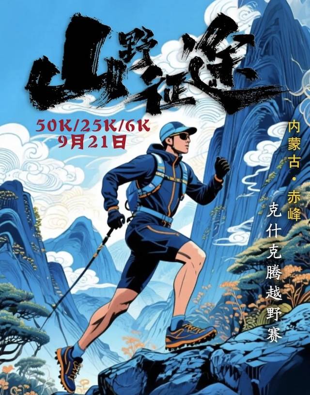“全景内蒙古”2025克什克腾山野征途越野挑战赛 Logo