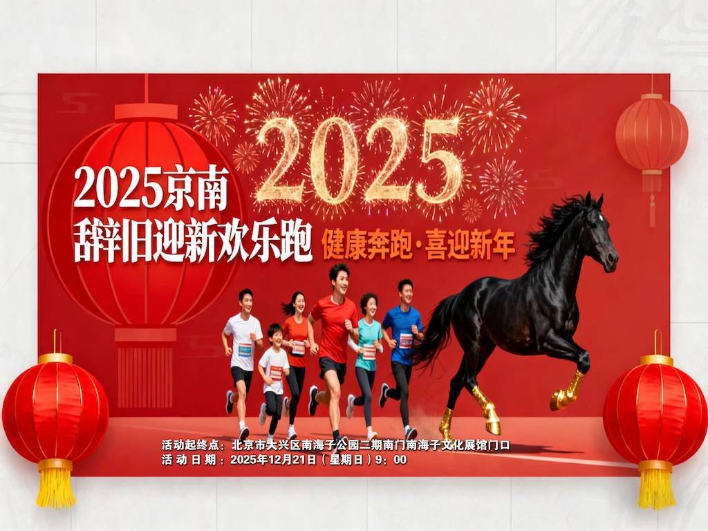 2025京南辞旧迎新欢乐跑 Logo