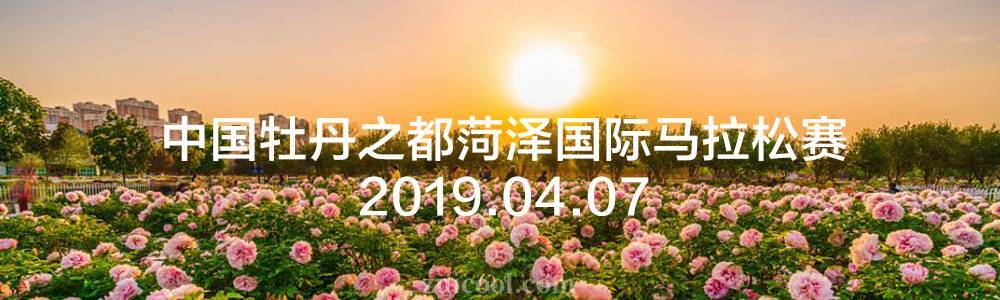 2019碧桂园·中国牡丹之都菏泽国际马拉松赛