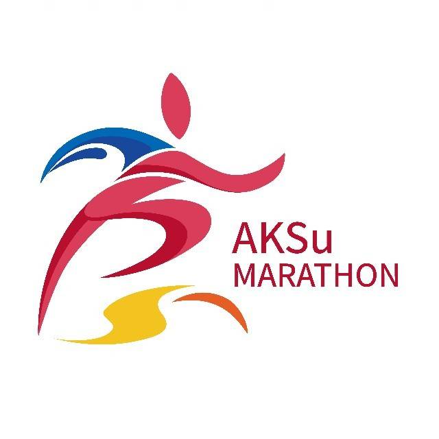 ”杭州—阿克苏同心杯“2025阿克苏市马拉松暨“跑遍大美新疆” (阿克苏) Logo