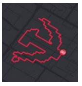 2025北京轨迹跑 总76期 北京城区街巷轨迹跑分站活动 Logo