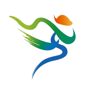 比优特2024鹤岗森林半程马拉松 Logo