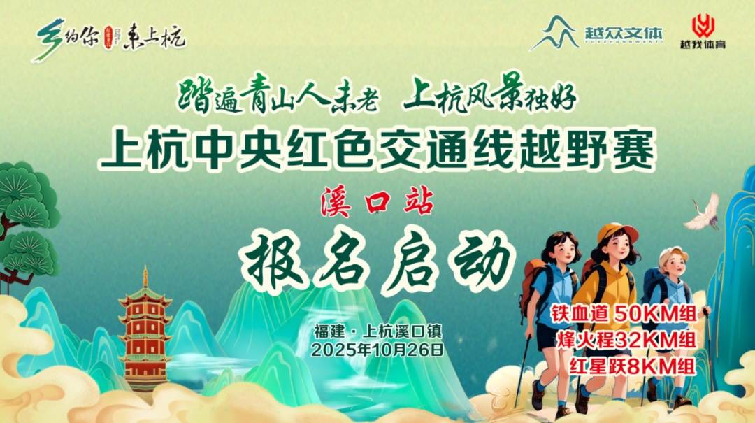 2025上杭中央红色交通线越野赛 (溪口站) Logo
