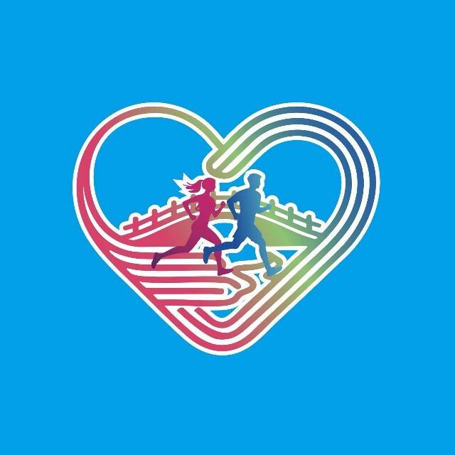 2025郧西“天河爱情”半程马拉松 Logo