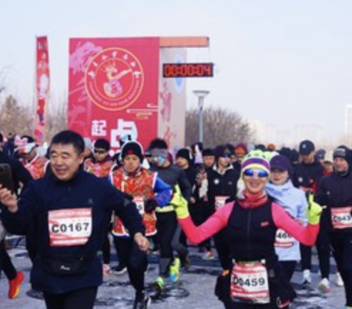 2026第九届长春雪地欢乐跑 (雪马) Logo