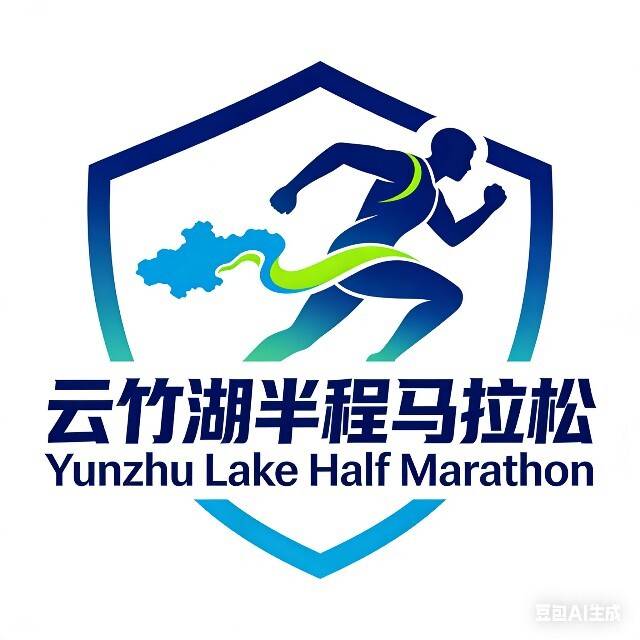 2026榆社云竹湖半程马拉松 Logo