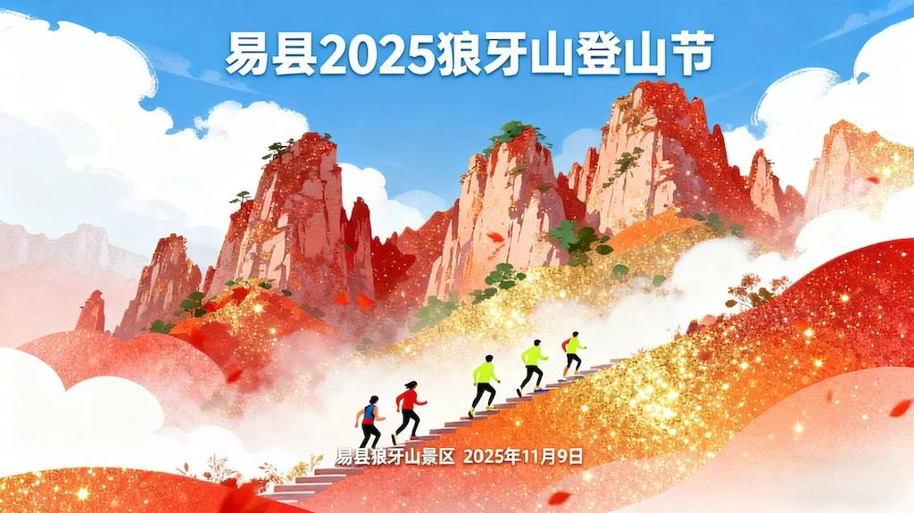 2025京津冀狼牙山户外登山赛 Logo