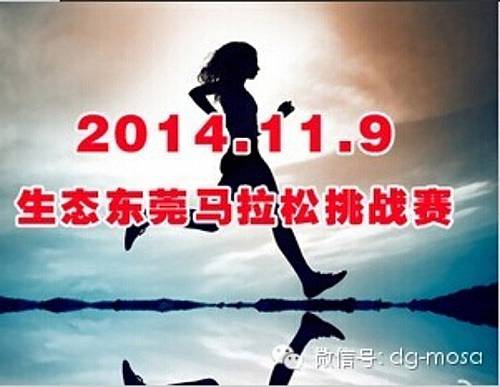 2014红牛生态东莞马拉松挑战赛 Logo