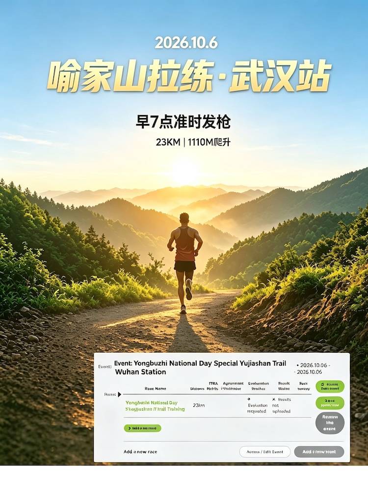2026永不止&国庆特供・喻家山拉练（武汉站） Logo