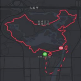 2025北京户外轨迹训练营总84期・奥森地图轨迹徒步活动 Logo